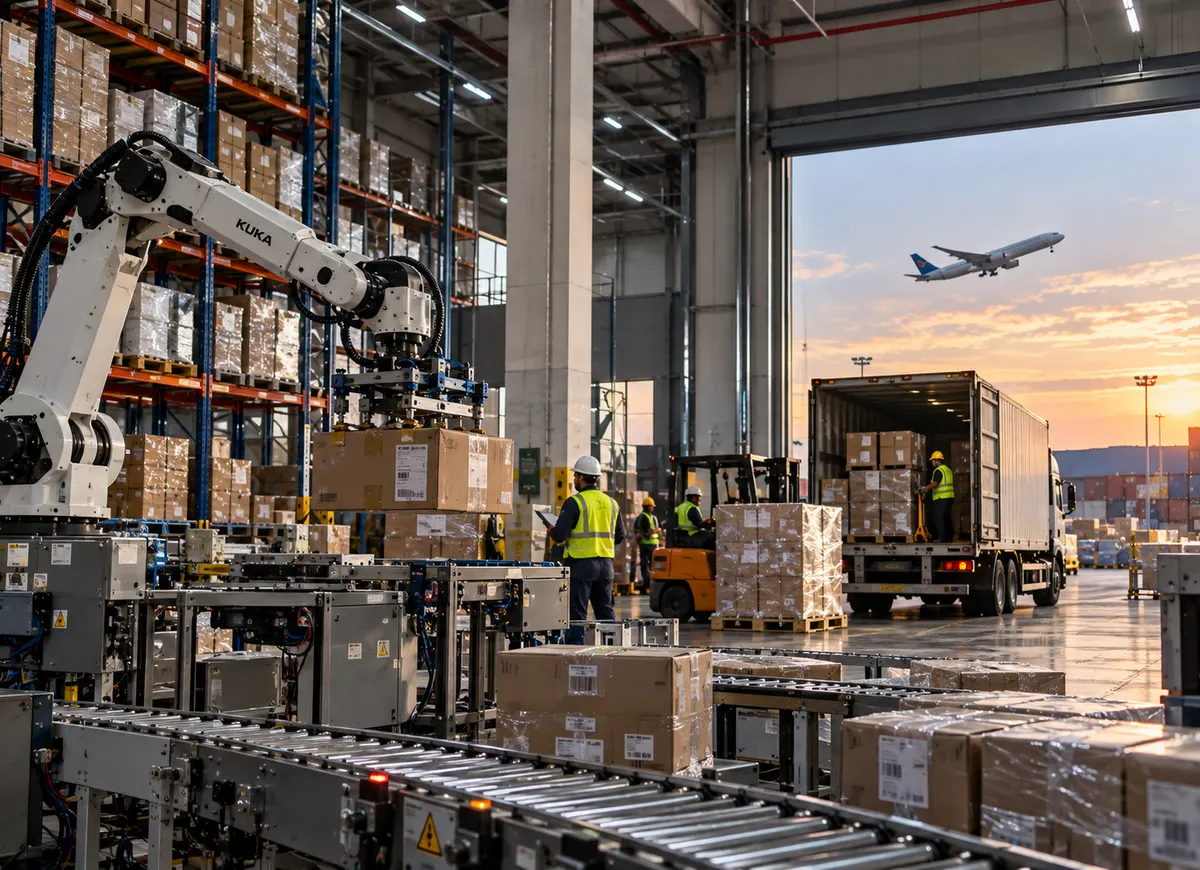 High-tech product handling in FTWZ warehouse